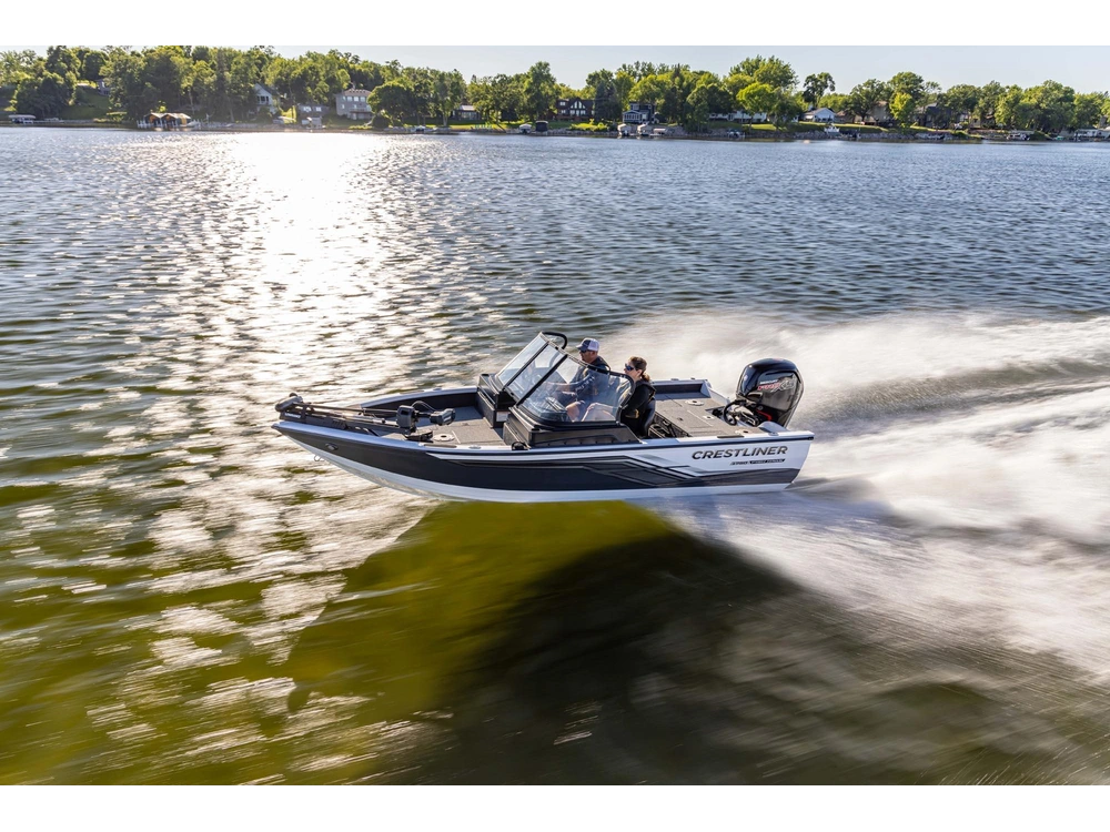 2026 Crestliner 1750 Fish Hawk Wt Jumpseat Black alt