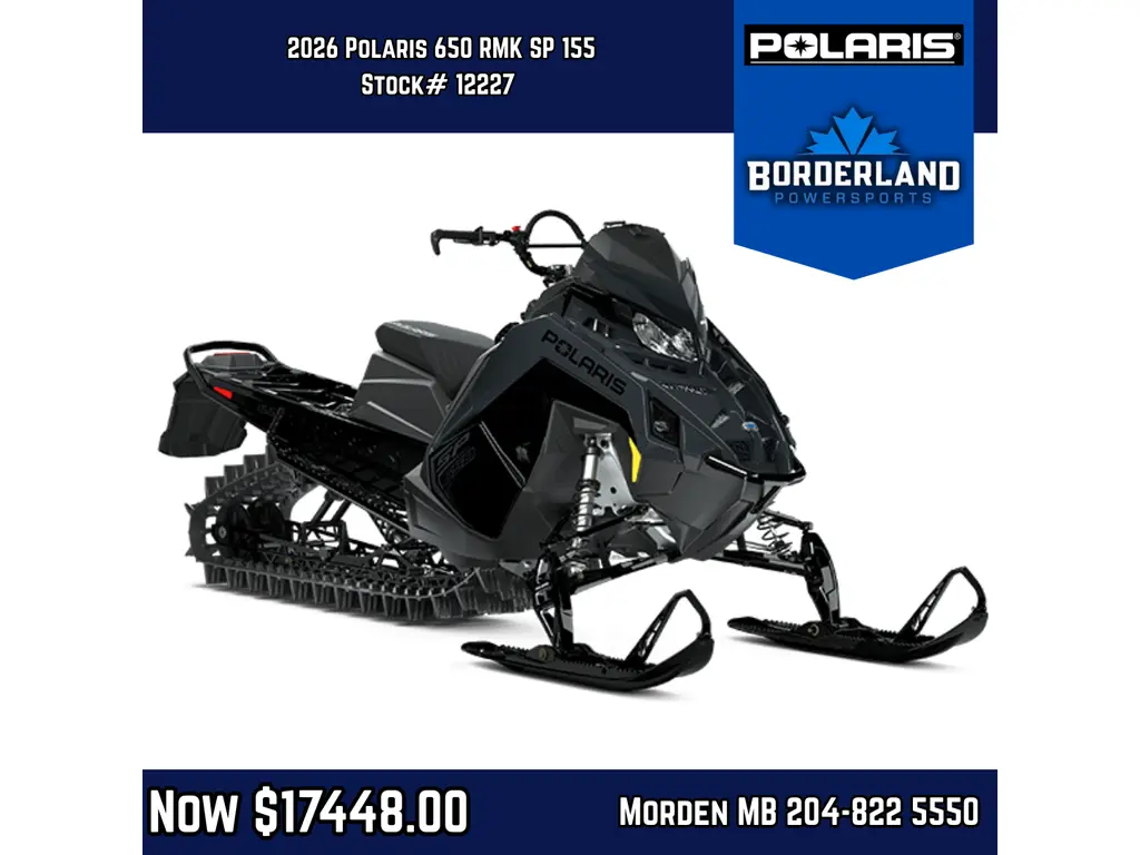 2026 Polaris SNO-26 650 RMK SP 155 
