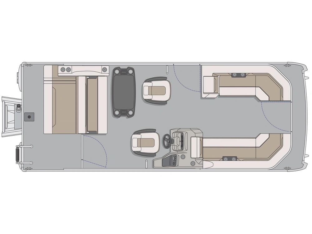 2025 Princecraft Vectra 23 Rl Pearl Tri-toon 150xl alt