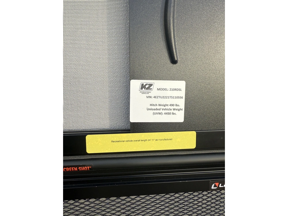 Kz-rv Sportsmen Select 210rdsl 2026 alt