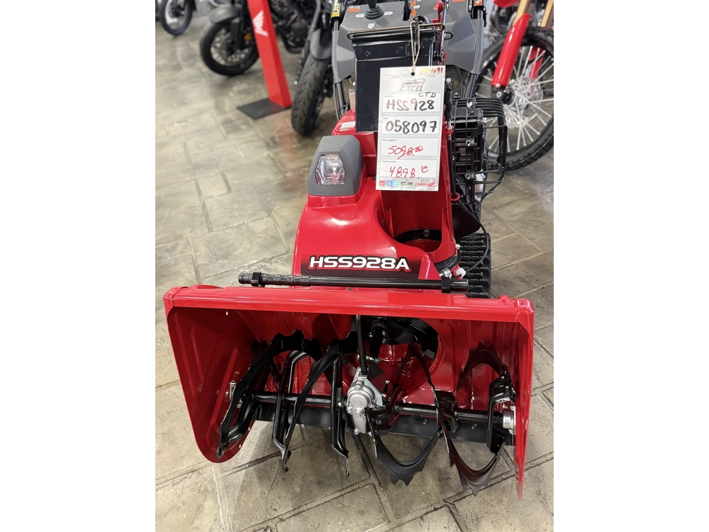 2025 Honda Hss928ctd alt