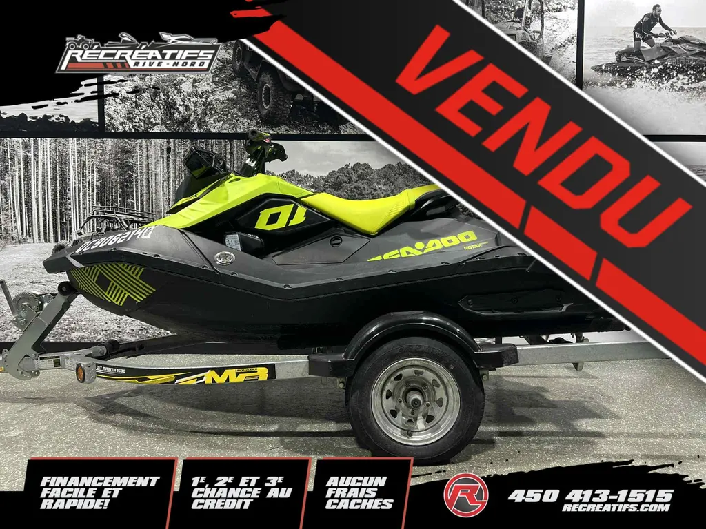 2023 SEADOO SPARK TRIXX 2UP AUDIO **SEULEMENT 21H!!**