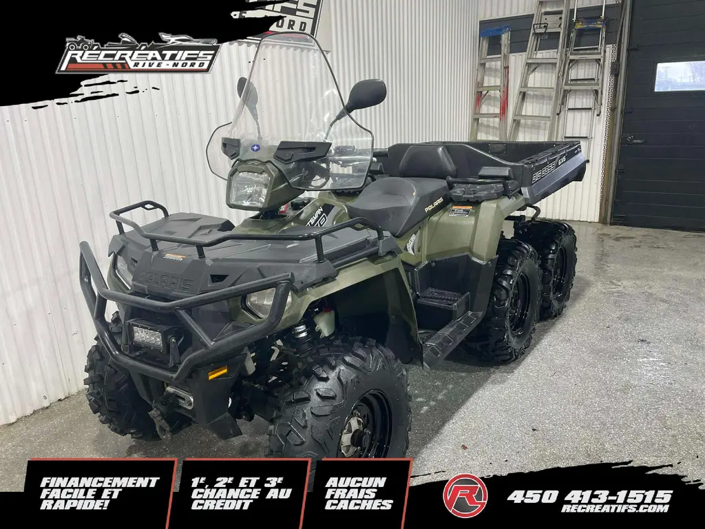 2019 Polaris SPORTSMAN 570 BIG BOSS 6X6 EPS **BIEN ÉQUIPÉ!!**