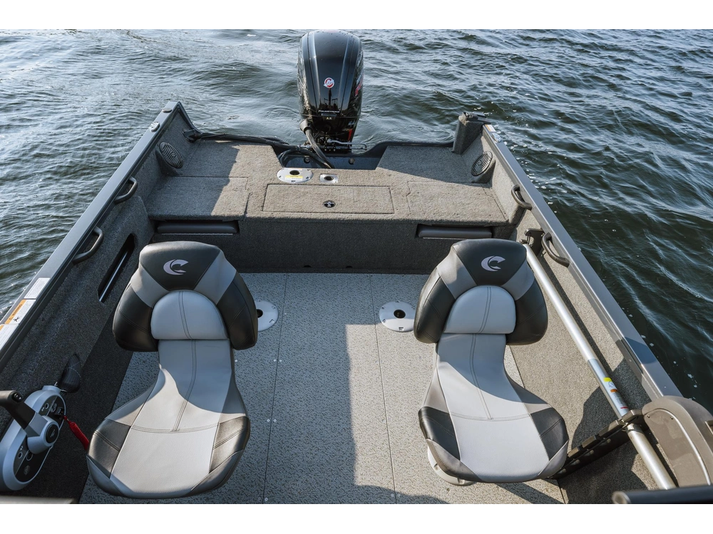 2026 Crestliner 1750 Hawk Wt Jumpseat White alt