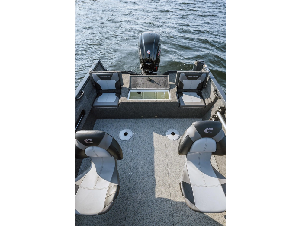 2026 Crestliner 1750 Hawk Wt Jumpseat White alt