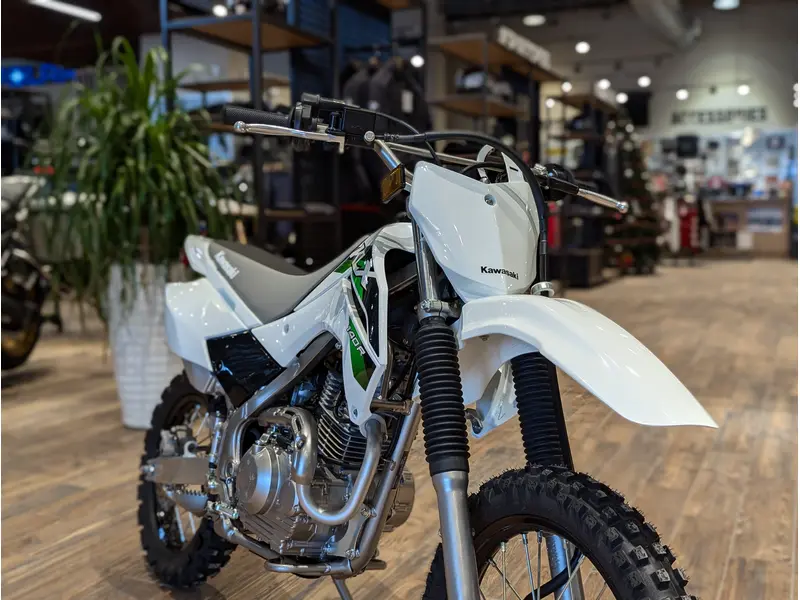 2026 Kawasaki KLX140R // Bright White