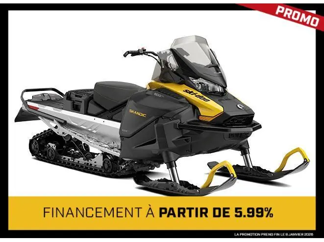 2026 Ski-Doo SKANDIC SPORT 600 EFI Utility 1.25'' E.S.