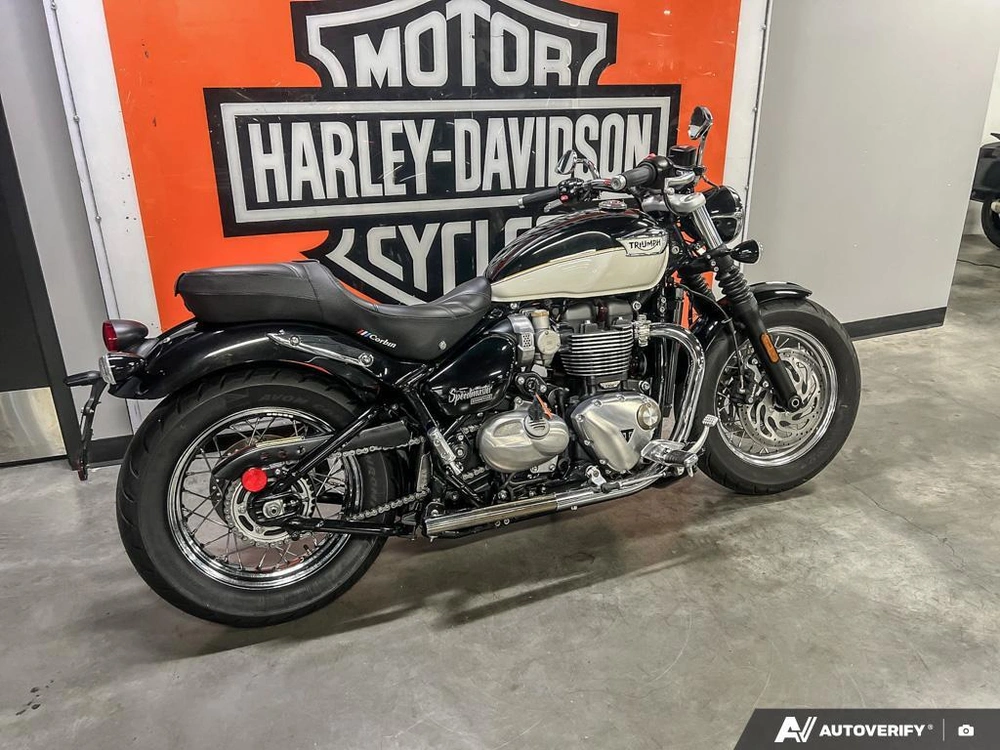 2023 Triumph Bonneville Speedmaster Sapphire Black/fusion White alt