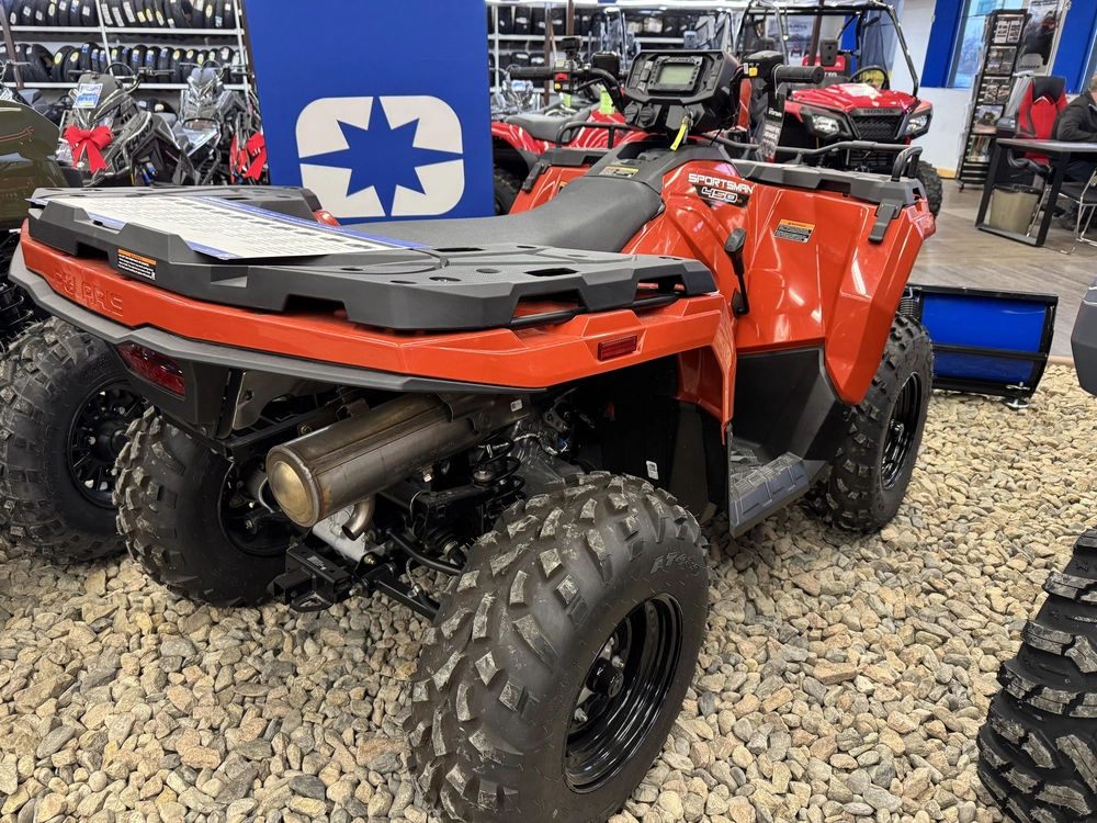 2025 Polaris Sportsman 450 H.o. With Winch And Plow alt