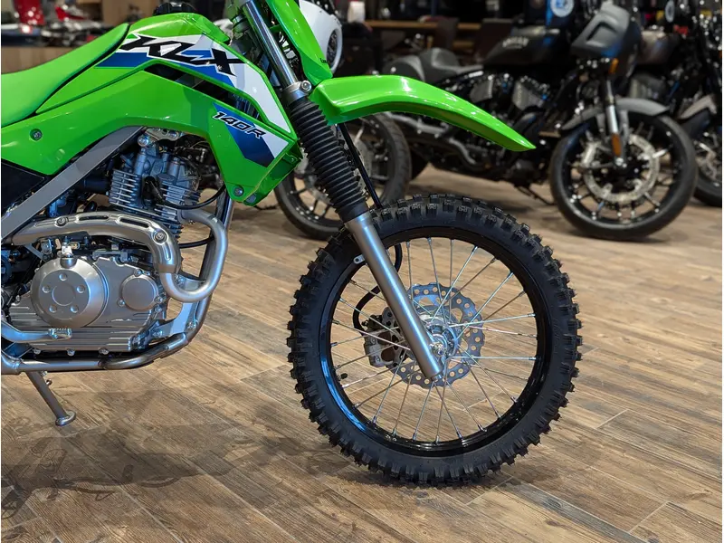 2026 Kawasaki KLX140R // Lime Green thumbnail 4