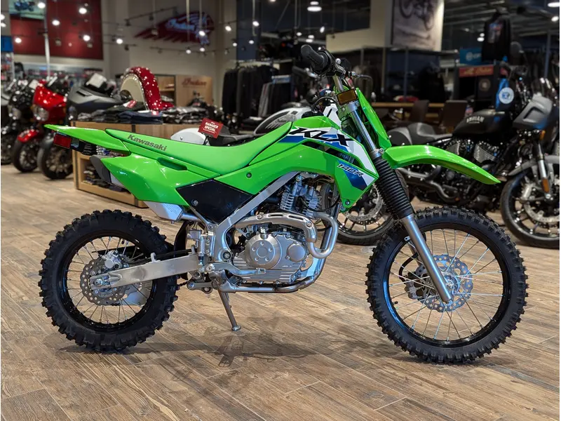 2026 Kawasaki KLX140R // Lime Green thumbnail 2