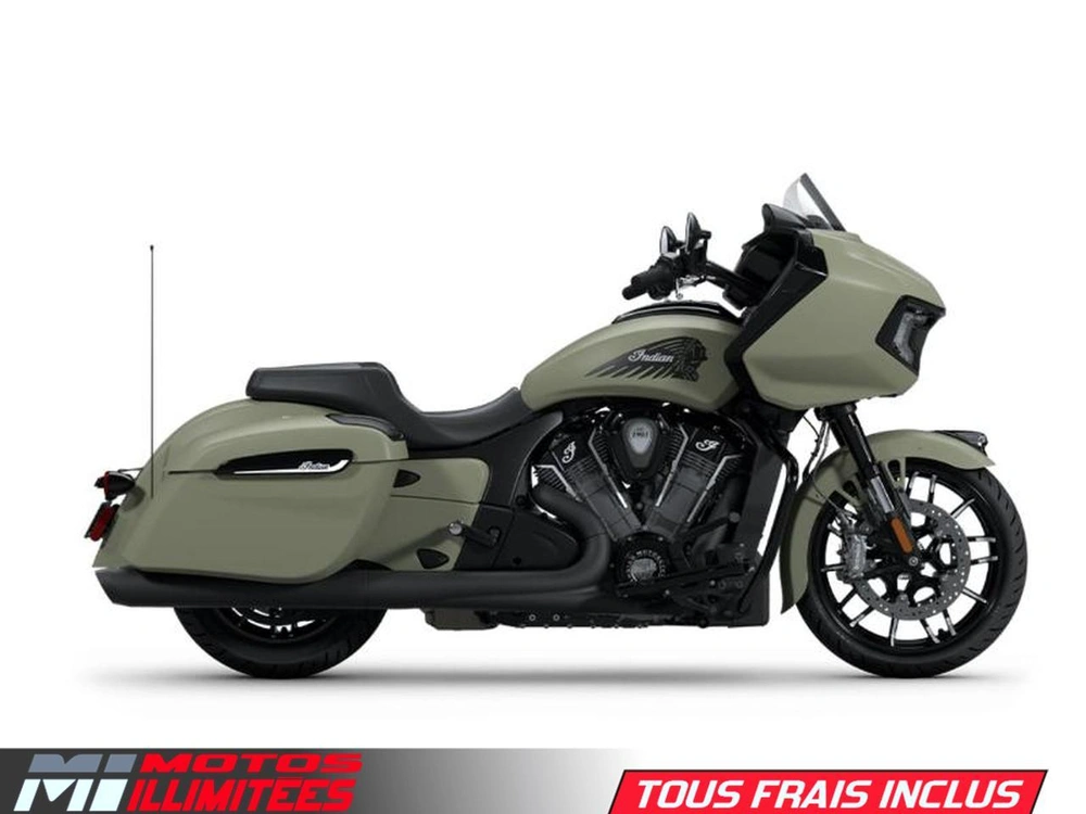 2025 Indian Motorcycles Challenger Dark Horse With Powerband Audio Package alt