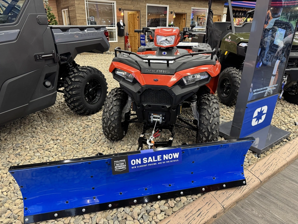 2025 Polaris Sportsman 450 H.o. With Winch And Plow alt