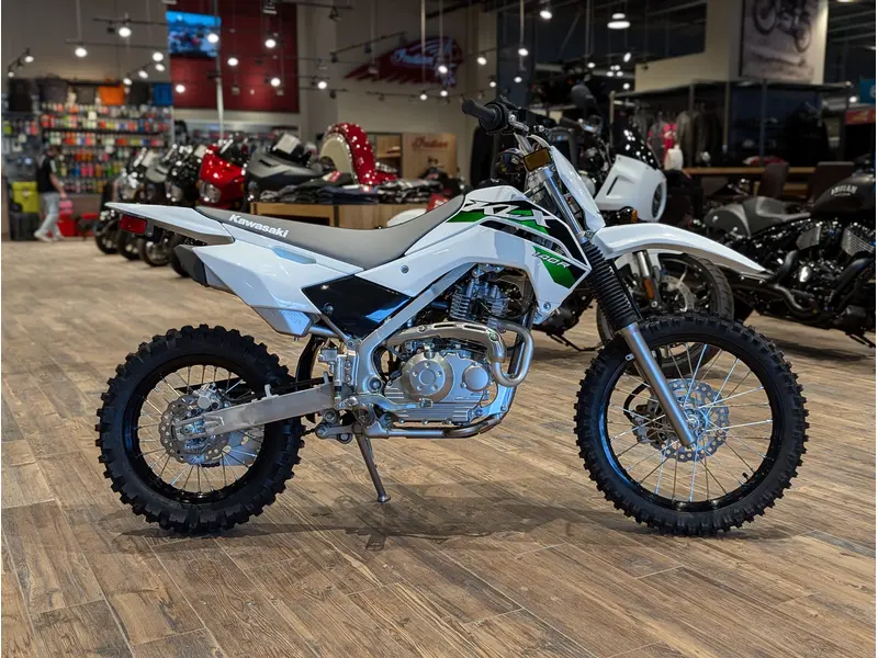 2026 Kawasaki KLX140R // Bright White