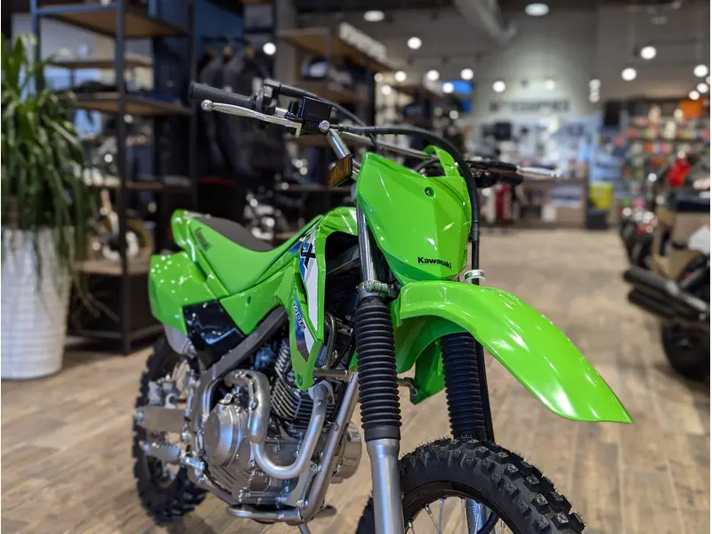 2026 Kawasaki KLX140R // Lime Green thumbnail 3