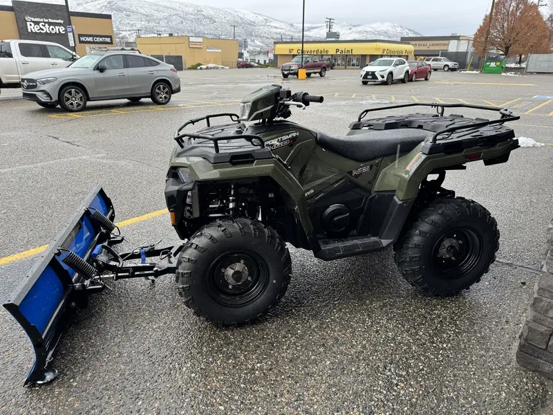 2025 Polaris Sportsman 450 H.o. Eps With Winch And Plow alt