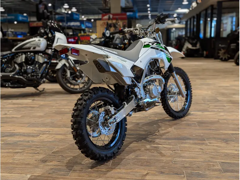2026 Kawasaki KLX140R // Bright White