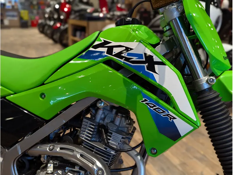 2026 Kawasaki KLX140R // Lime Green thumbnail 7