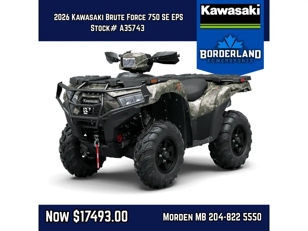 2026 Kawasaki Brute Force® 750 SE EPS 
