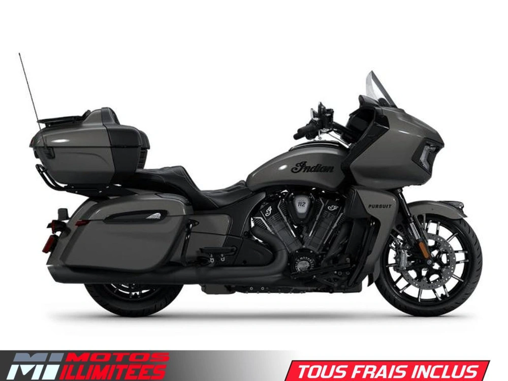 Indian Motorcycles Pursuit Dark Horse With 112ci + Rider Assist Package + Powerband Audio Package 2025 alt