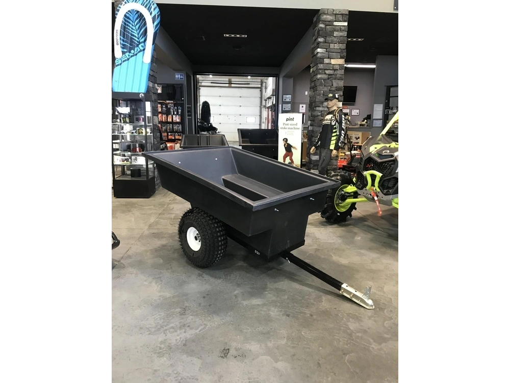 2025 Paddle Plastics Ltd. Quad Trailer 6' Single Axle Slope Back C/w Wheels, Tub & Hitch-dump Type alt