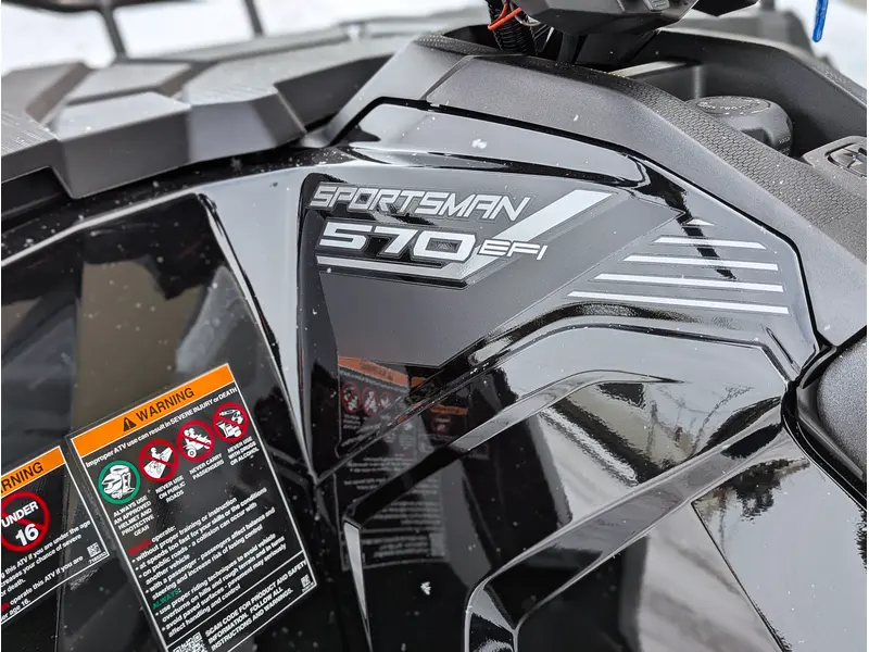 2026 Polaris Sportsman 570 Trail // Onyx Black