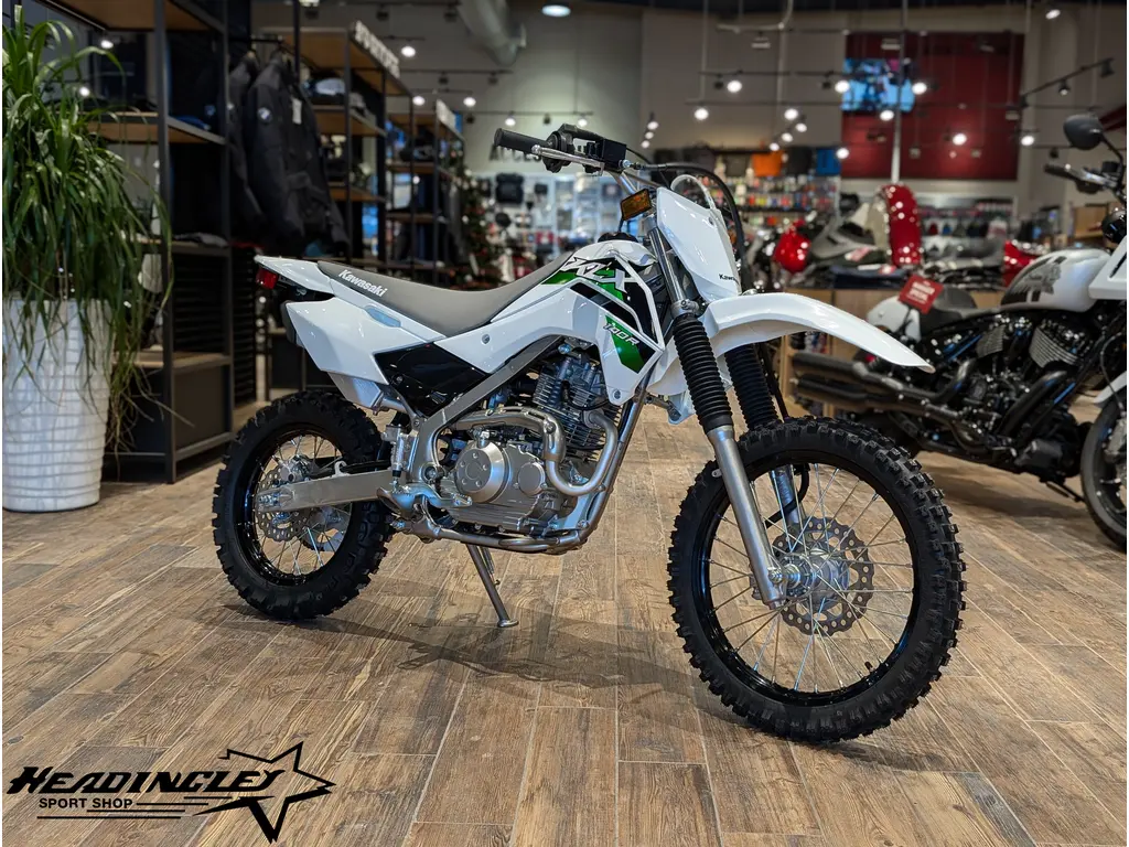 2026 Kawasaki KLX140R // Bright White 