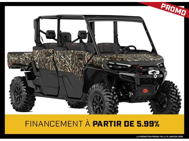 2026 Can-Am Defender MAX X mr HD11 with half doors