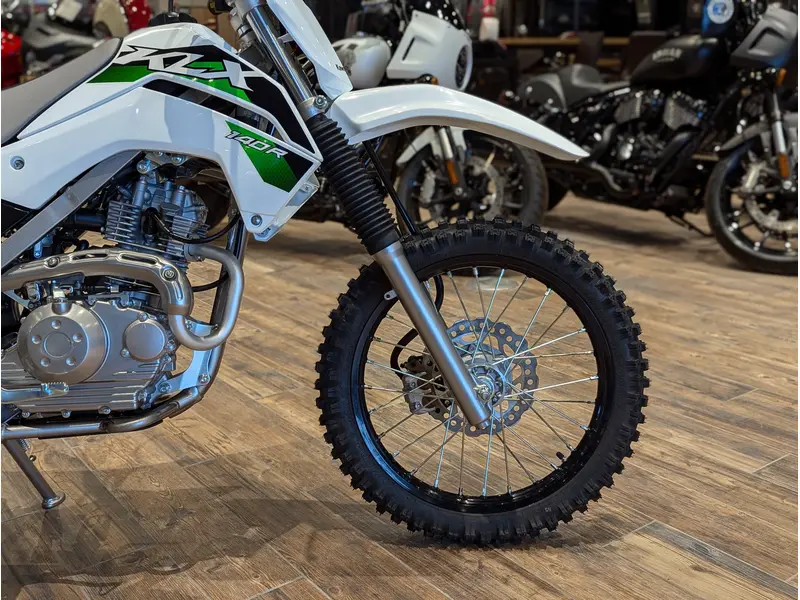 2026 Kawasaki KLX140R // Bright White