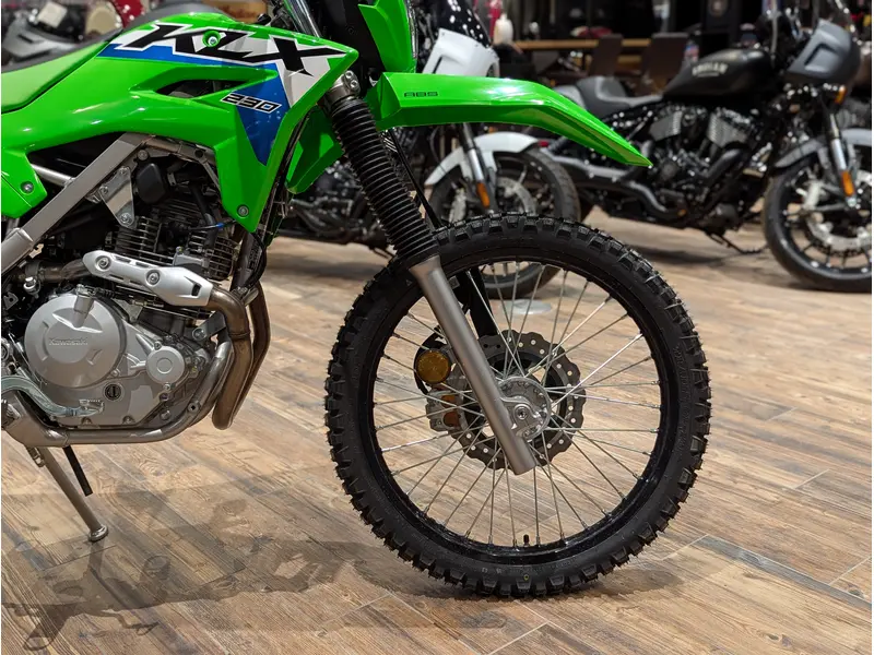 2026 Kawasaki KLX230 // Lime Green thumbnail 4