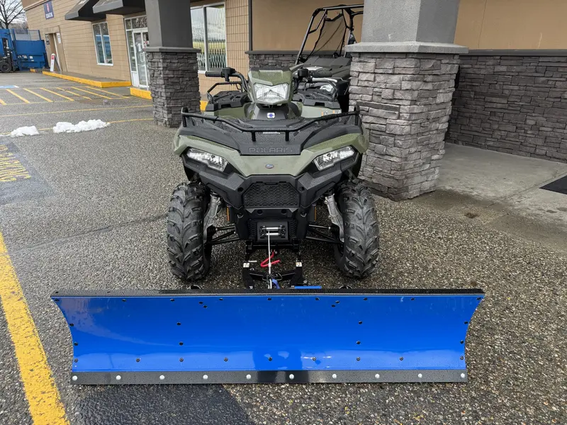 2025 Polaris Sportsman 450 H.o. Eps With Winch And Plow alt