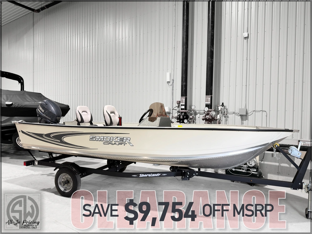 2023 Smoker-craft Angler / Patriot 16 Sc - Demo - Low Hours alt