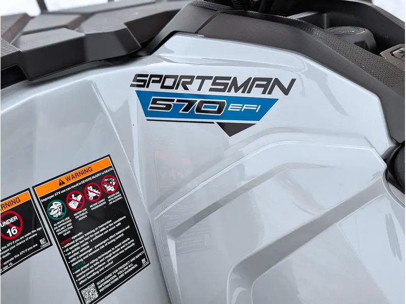 Polaris Sportsman 570 // Ghost Gray 2026