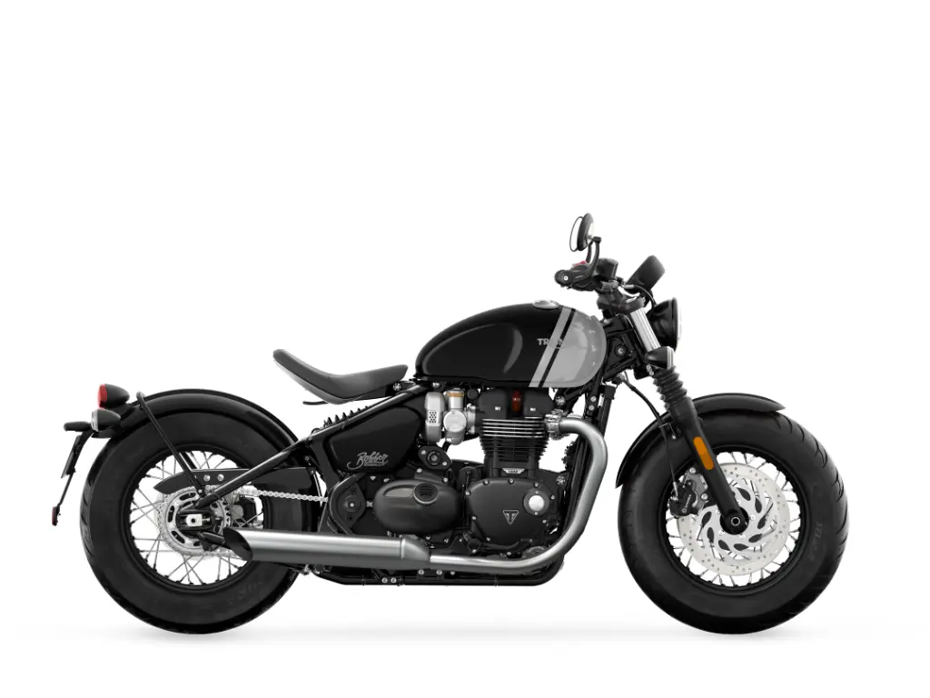 2025 Triumph Bonneville Bobber // Jet Black/Ash Grey 