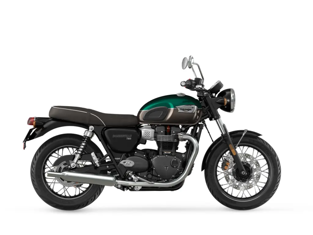 2025 Triumph Bonneville T100 // Competition Green/Ironstone 