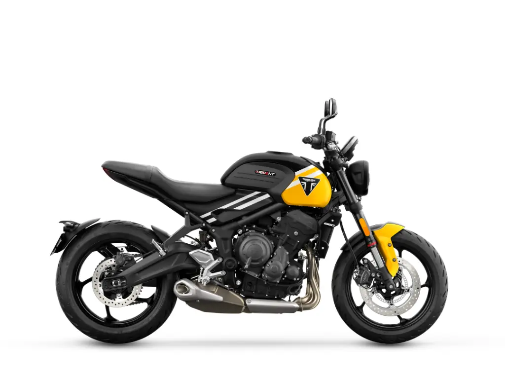 2025 Triumph Trident 660 // Cosmic Yellow/Sapphire Black 