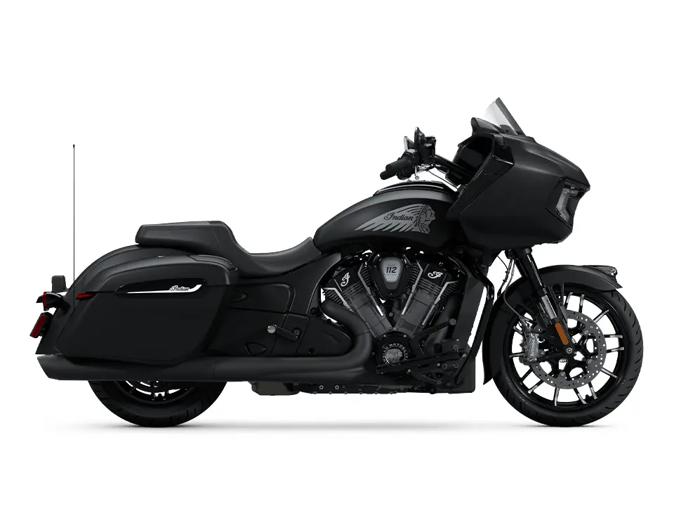 2025 Indian Motorcycle Challenger Dark Horse with 112 + Rider Assist Package + Powerband Audio Package // Black Smoke