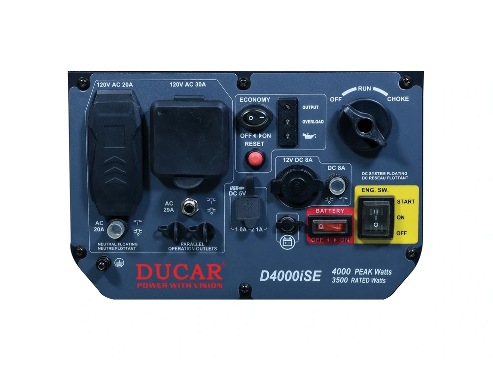 2024 Ducar Du Inverter Generator, 4000w alt