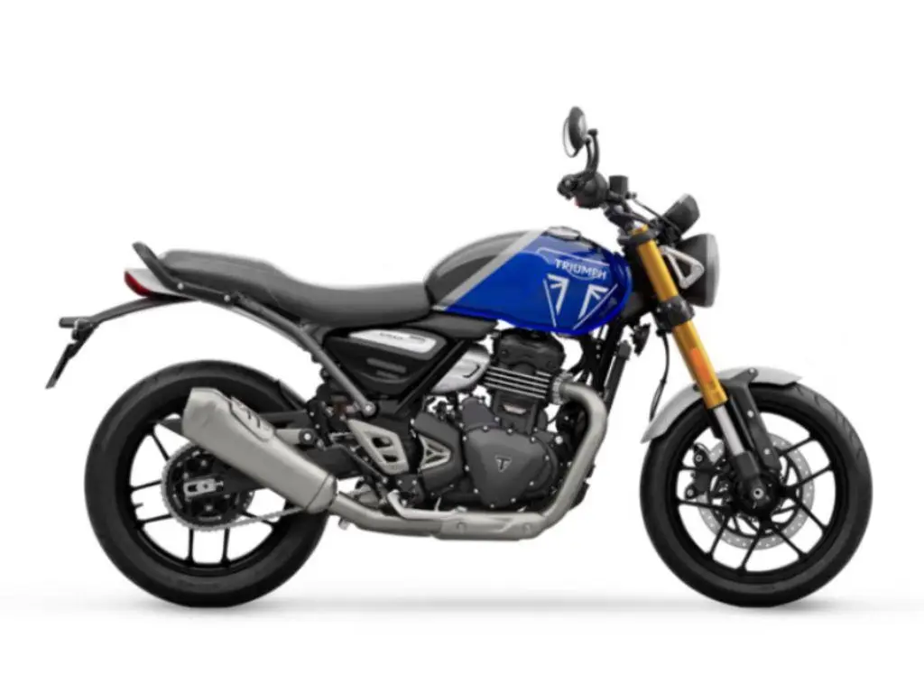 2025 Triumph Speed 400 // Caspian Blue/Storm Grey 