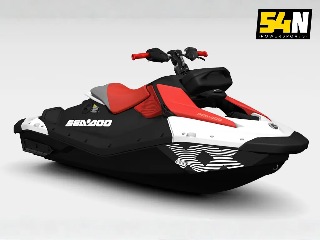 2026 Sea-Doo Spark Trixx 1up with Audio - Dragon Red and White 