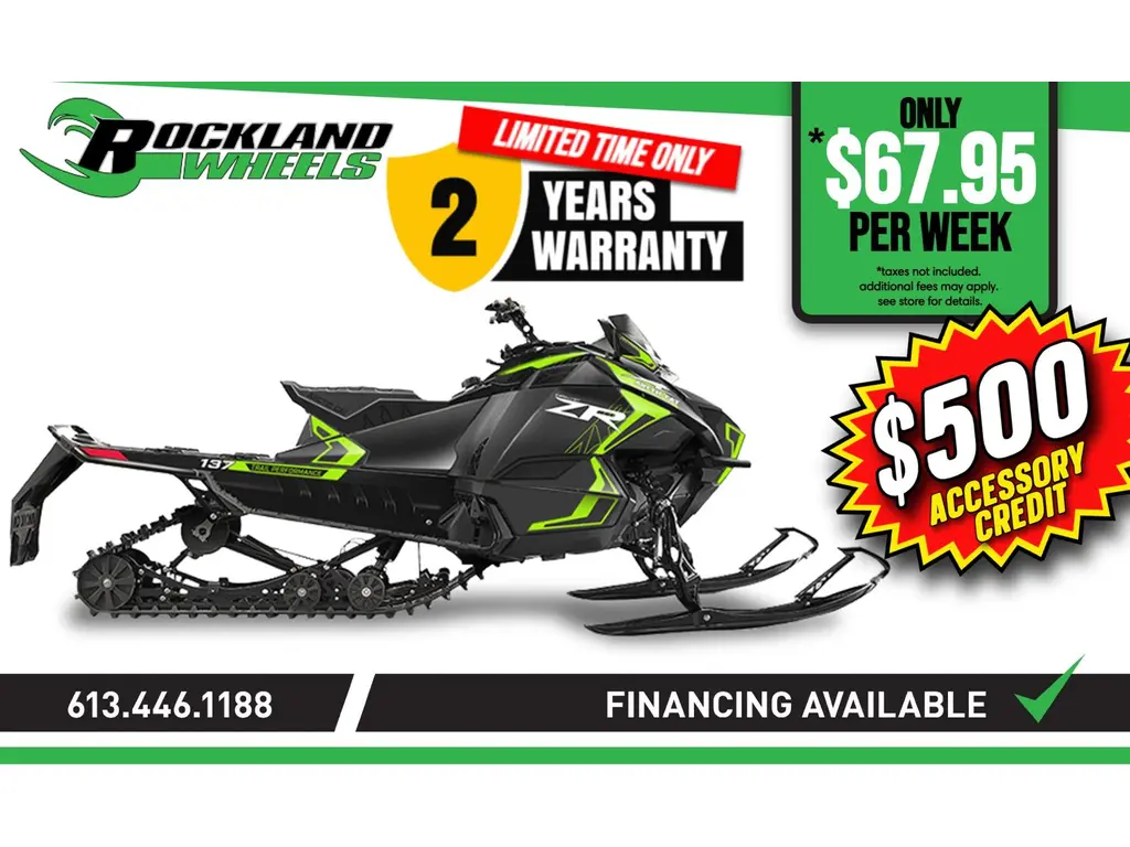 2026 Arctic Cat ZR 600 ATAC ES 137(AC G8 DISPLAY)