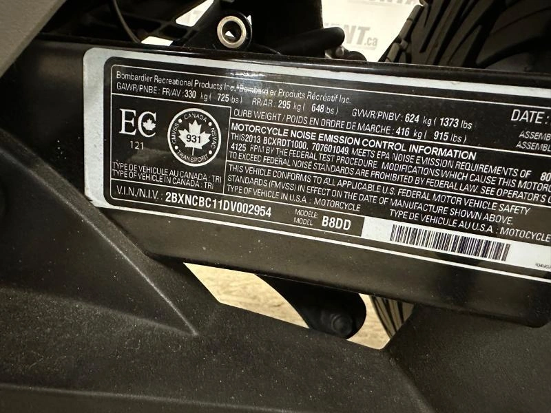 2013 Can-am Spyder St (se5) alt