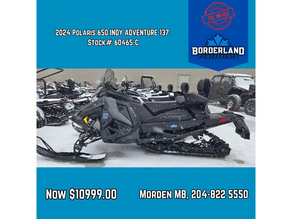 2024 Polaris 650 INDY ADVENTURE 137 650 137