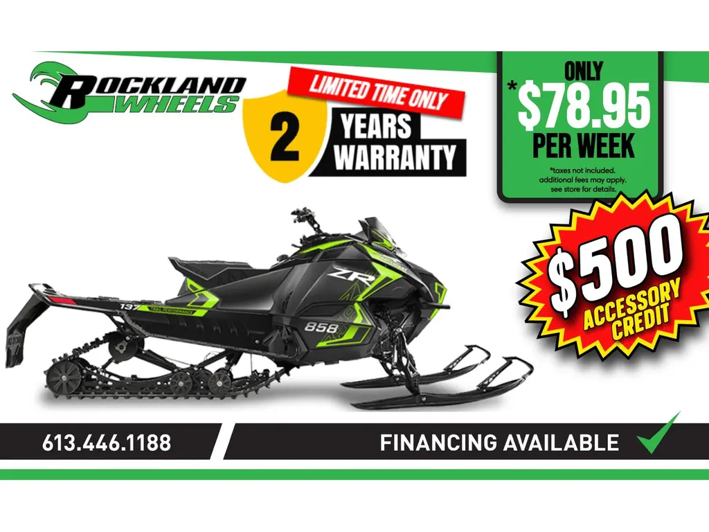Arctic Cat ZR 858 ATAC ES 137 (AC G8 DISPLAY)  2026