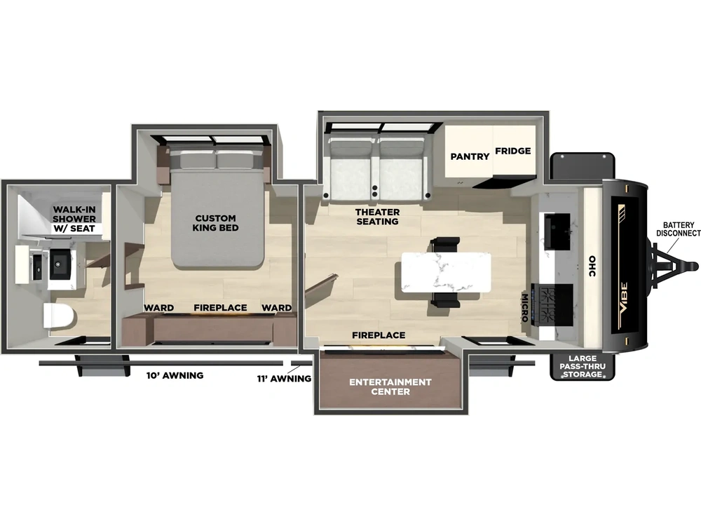 2026 Forest River Vibe Extreme Lite 2500fik alt