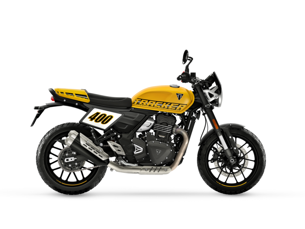 2027 Triumph Tracker 400 // Racing Yellow