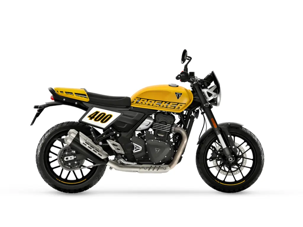 2027 Triumph Tracker 400 // Racing Yellow 