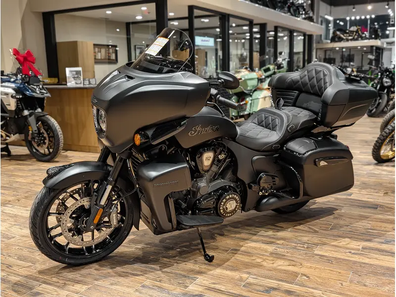 2026 Indian Motorcycle Roadmaster PowerPlus Dark Horse 112 + PowerBand Audio // Black Smoke thumbnail 14