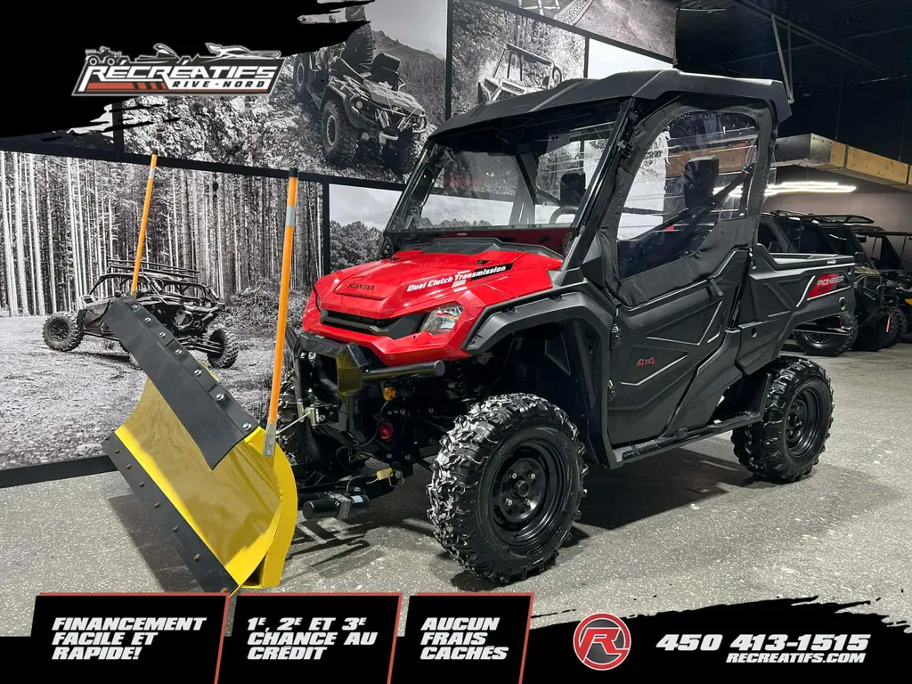 2025 Honda PIONEER 1000-3 EPS CAB - **CABINE CHAUFFÉE+PELLE DENALI!!**