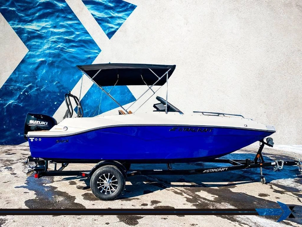 Starcraft Svx 190 Ob 140hp Deck Boat Bateau Ponté 2025 alt